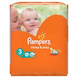 Подгузники, Pampers (Памперс) 3-6 кг р. 2 88 шт слип энд плей мини